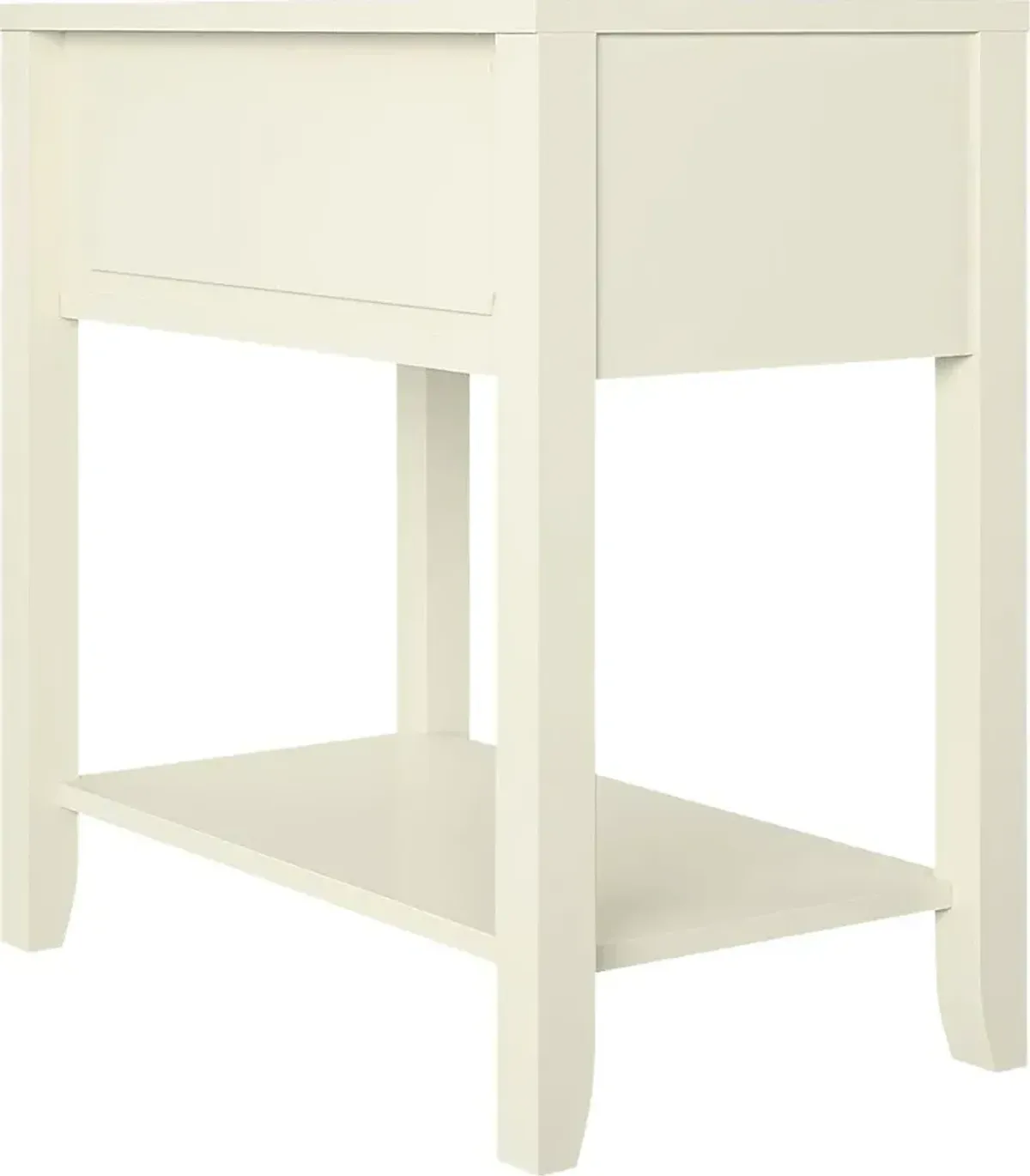 Gereon White End Table