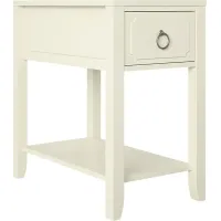 Gereon White End Table