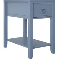 Gereon Blue End Table