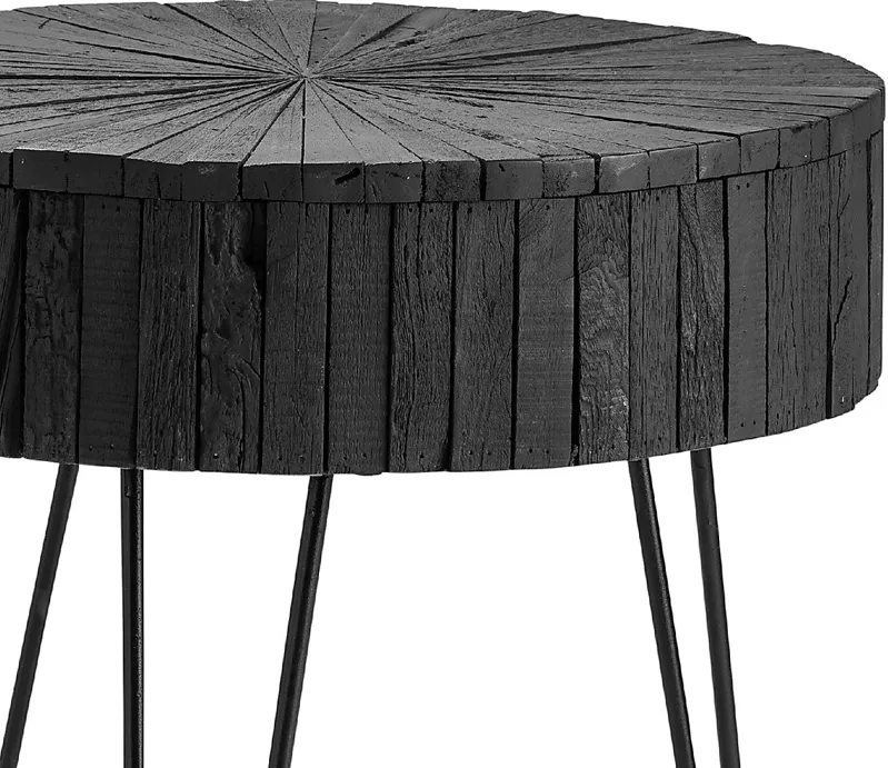 Elmond Ann Black End Table