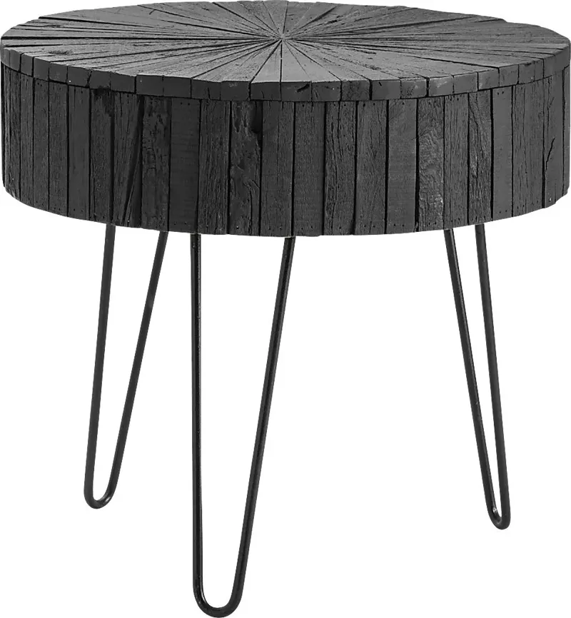 Elmond Ann Black End Table