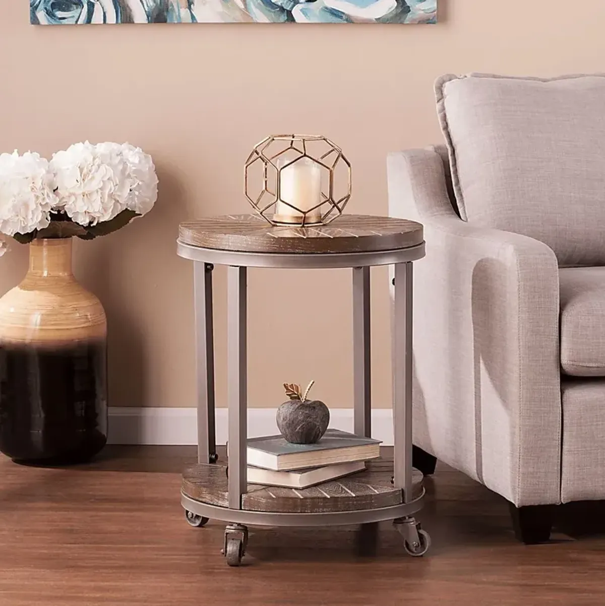 Stonymade Brown End Table