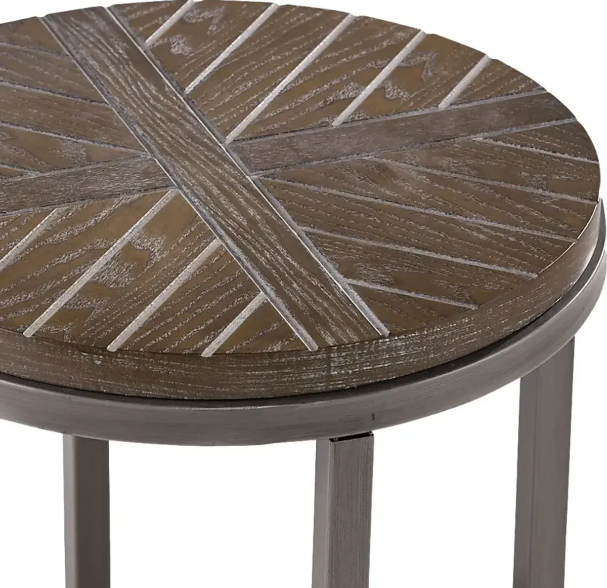Stonymade Brown End Table