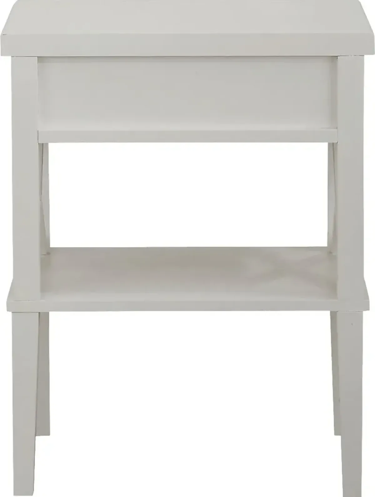 Berknor White End Table