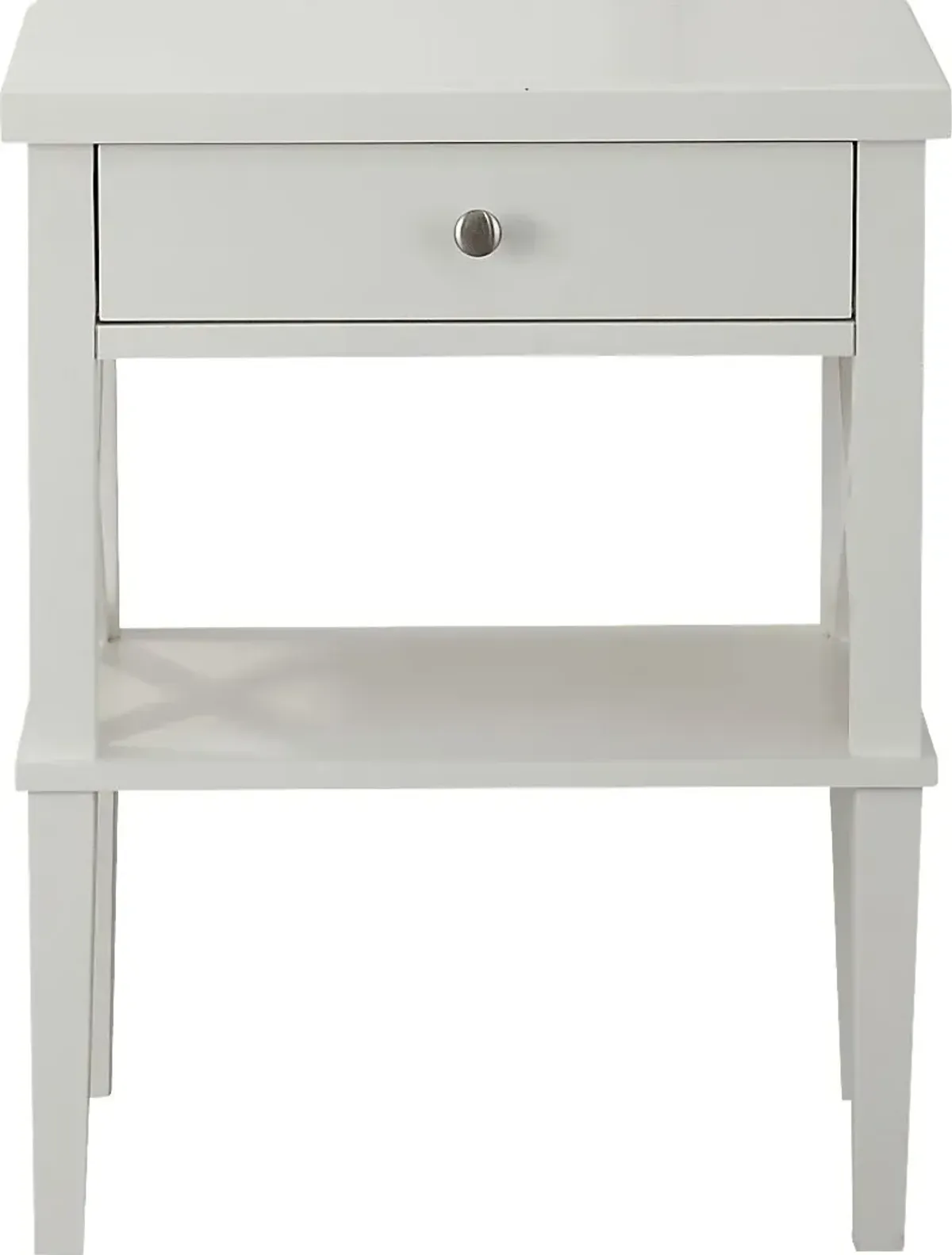 Berknor White End Table