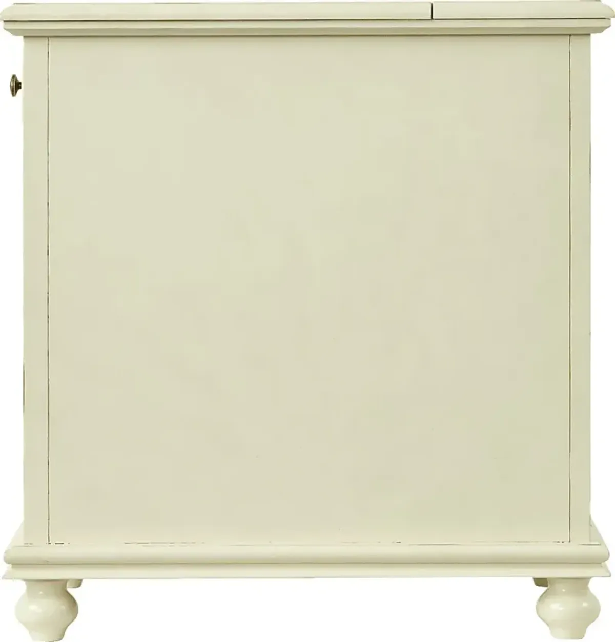 Bunyard White Chairside Table