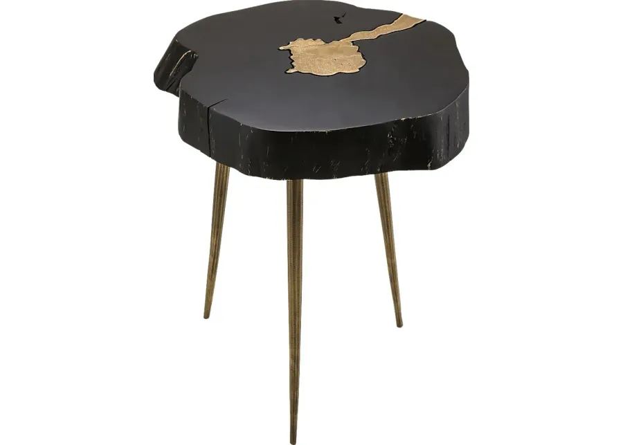 Calina Elle Black End Table