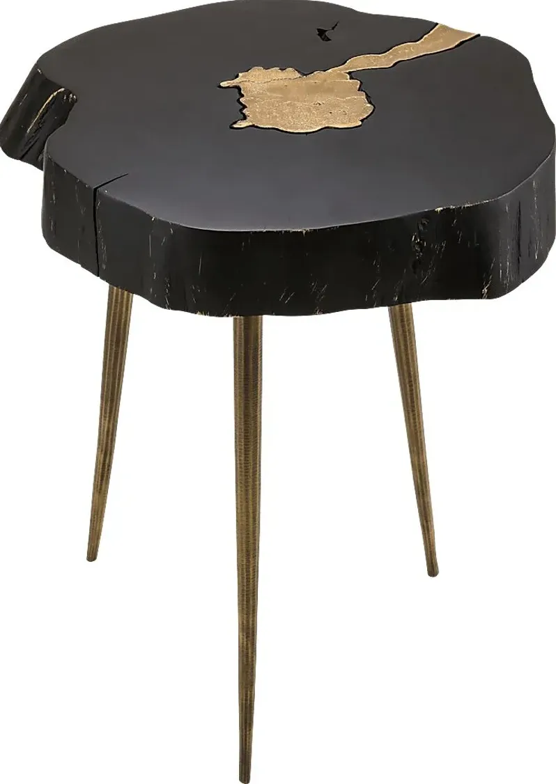 Calina Elle Black End Table