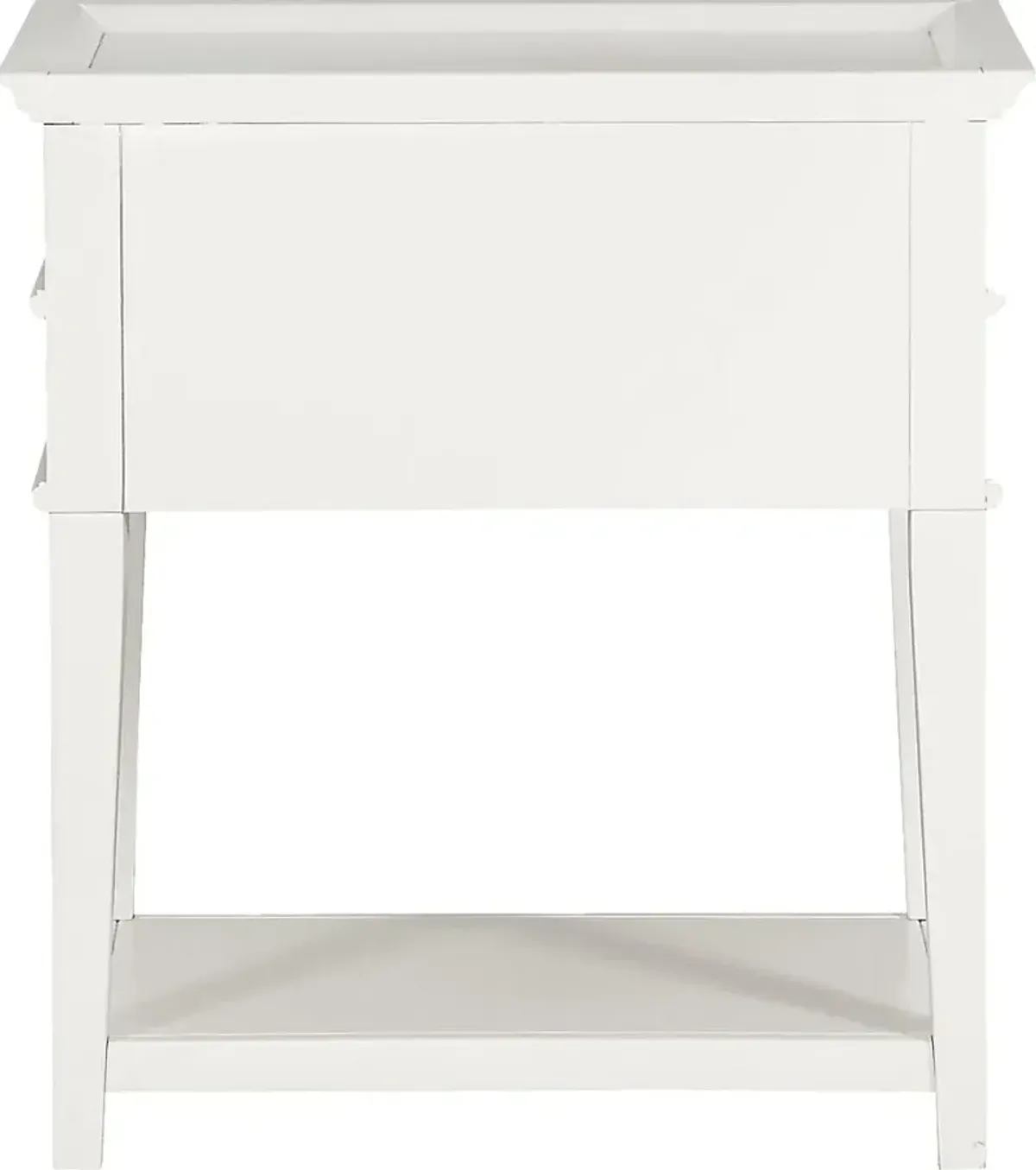 Charloma White End Table