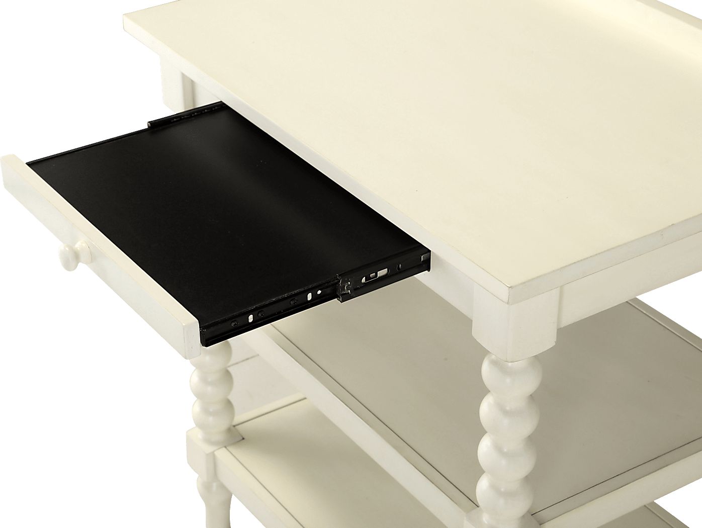 Costine White End Table