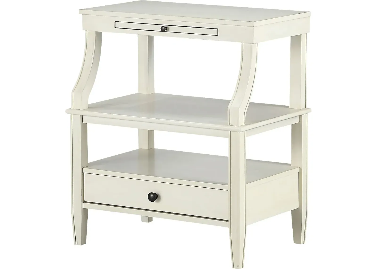 Creekglen White End Table