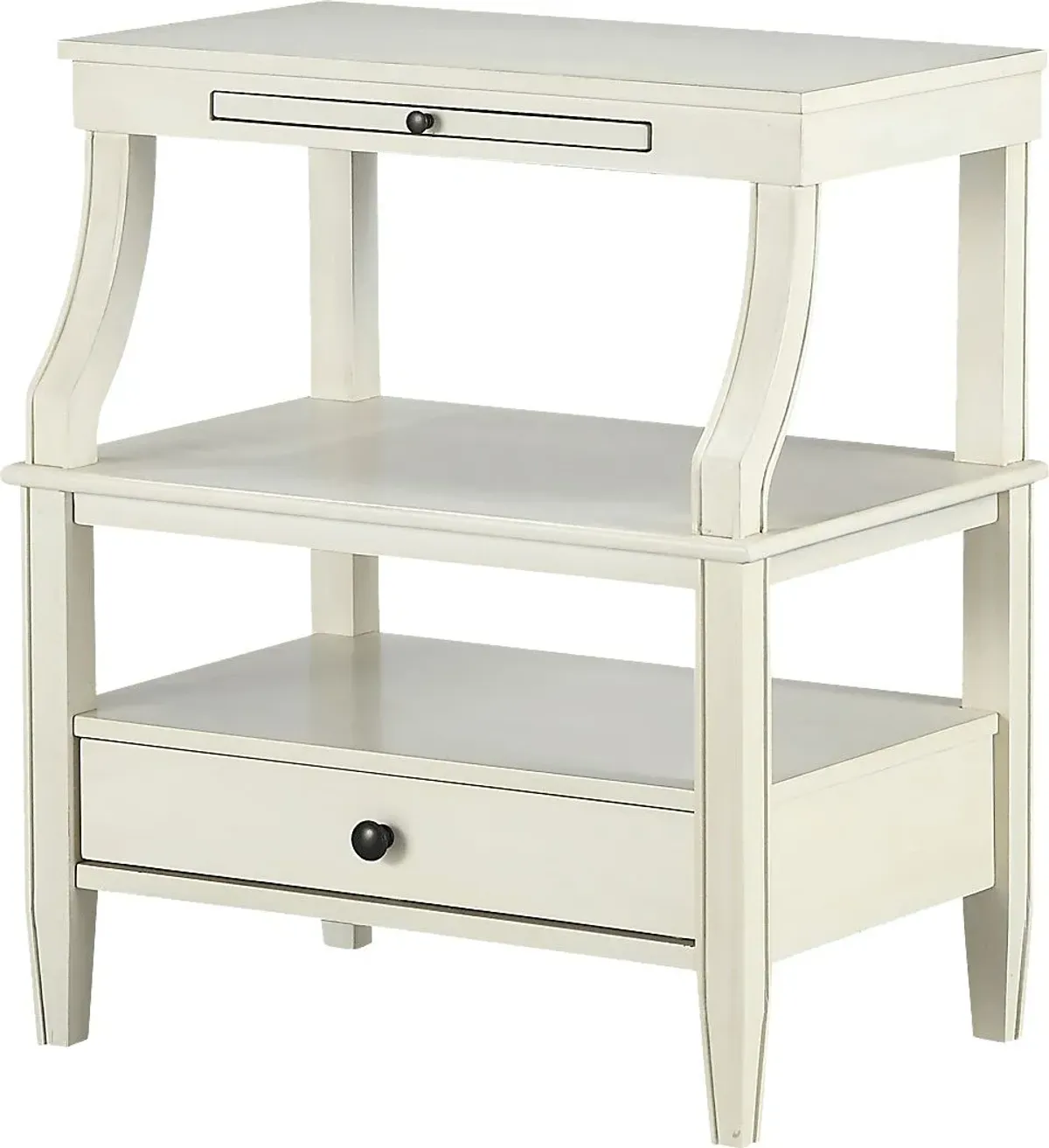 Creekglen White End Table