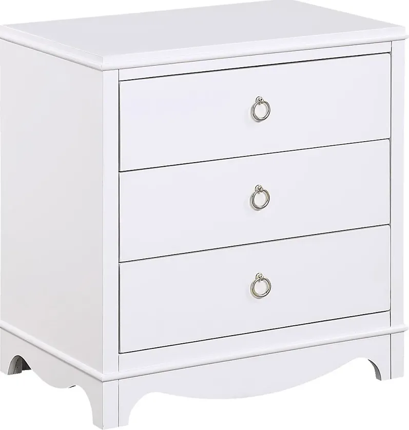 Echopines White End Table