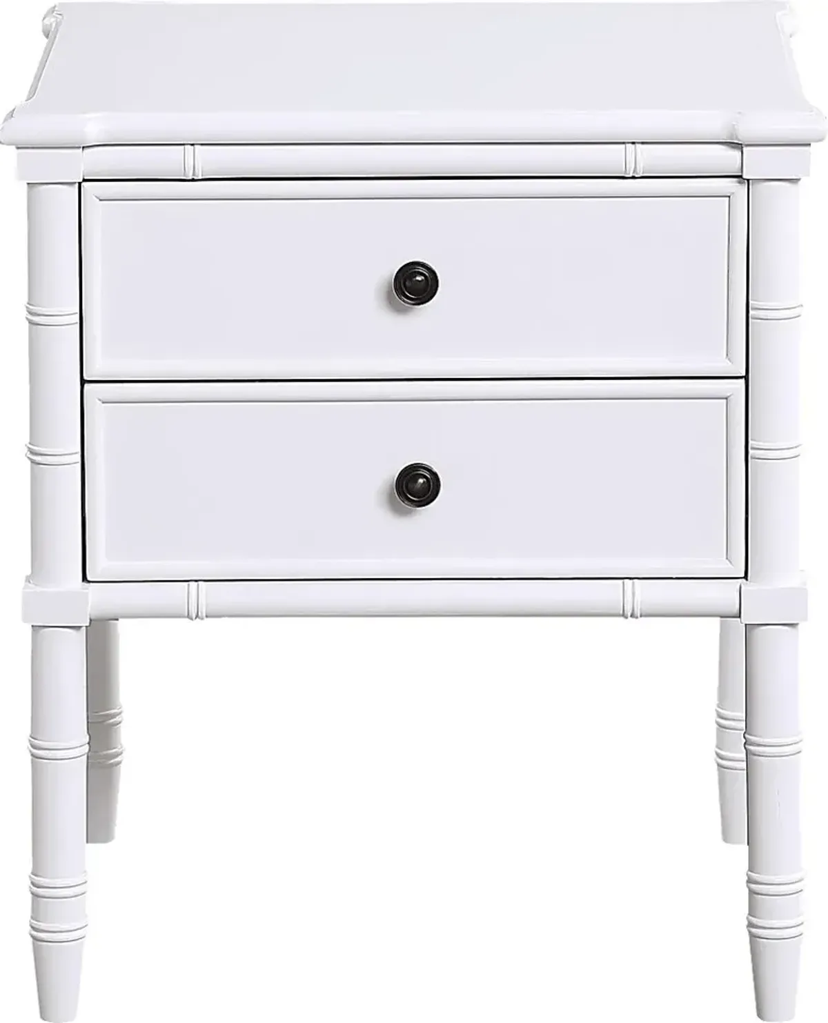 Glennford White End Table