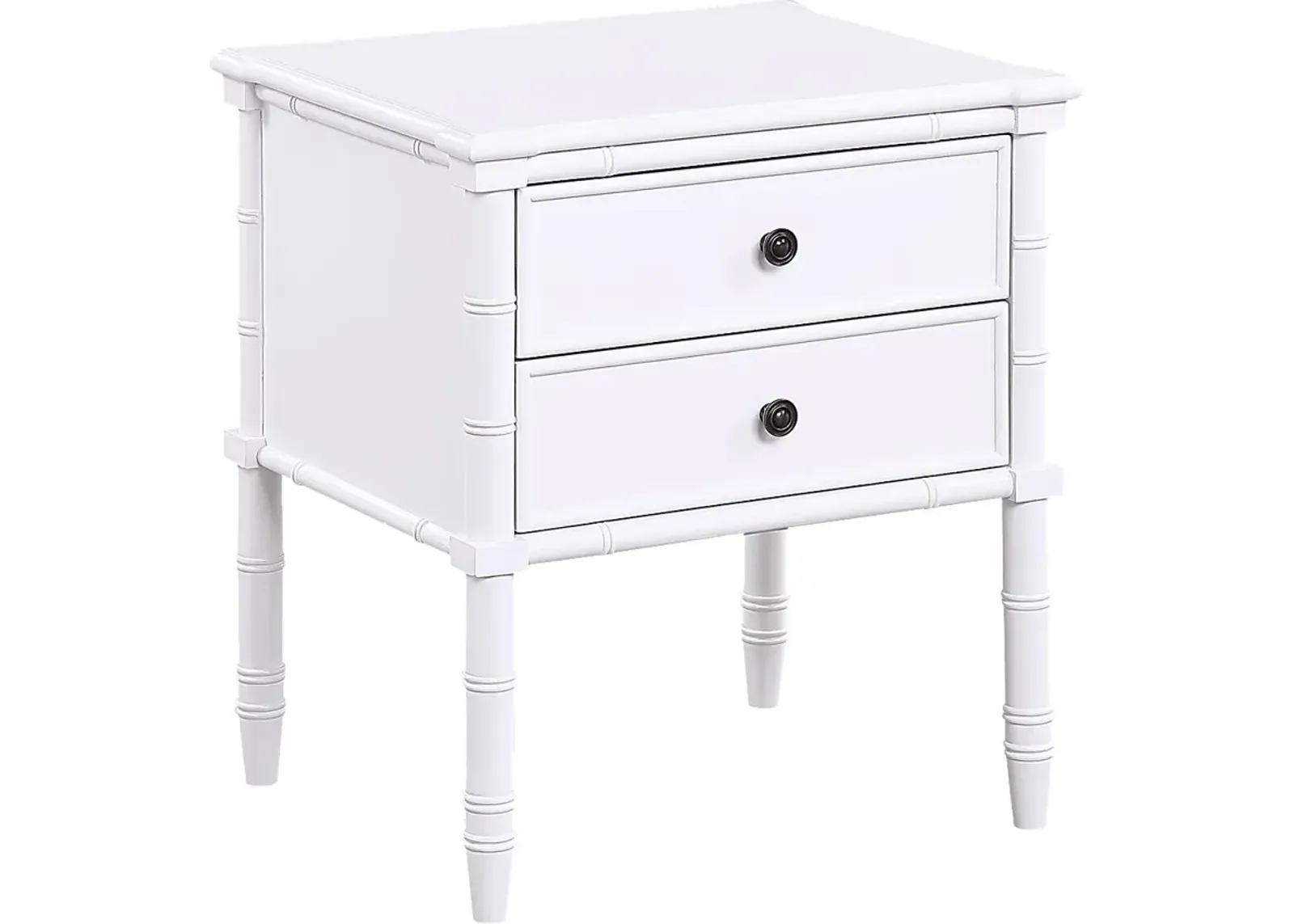 Glennford White End Table