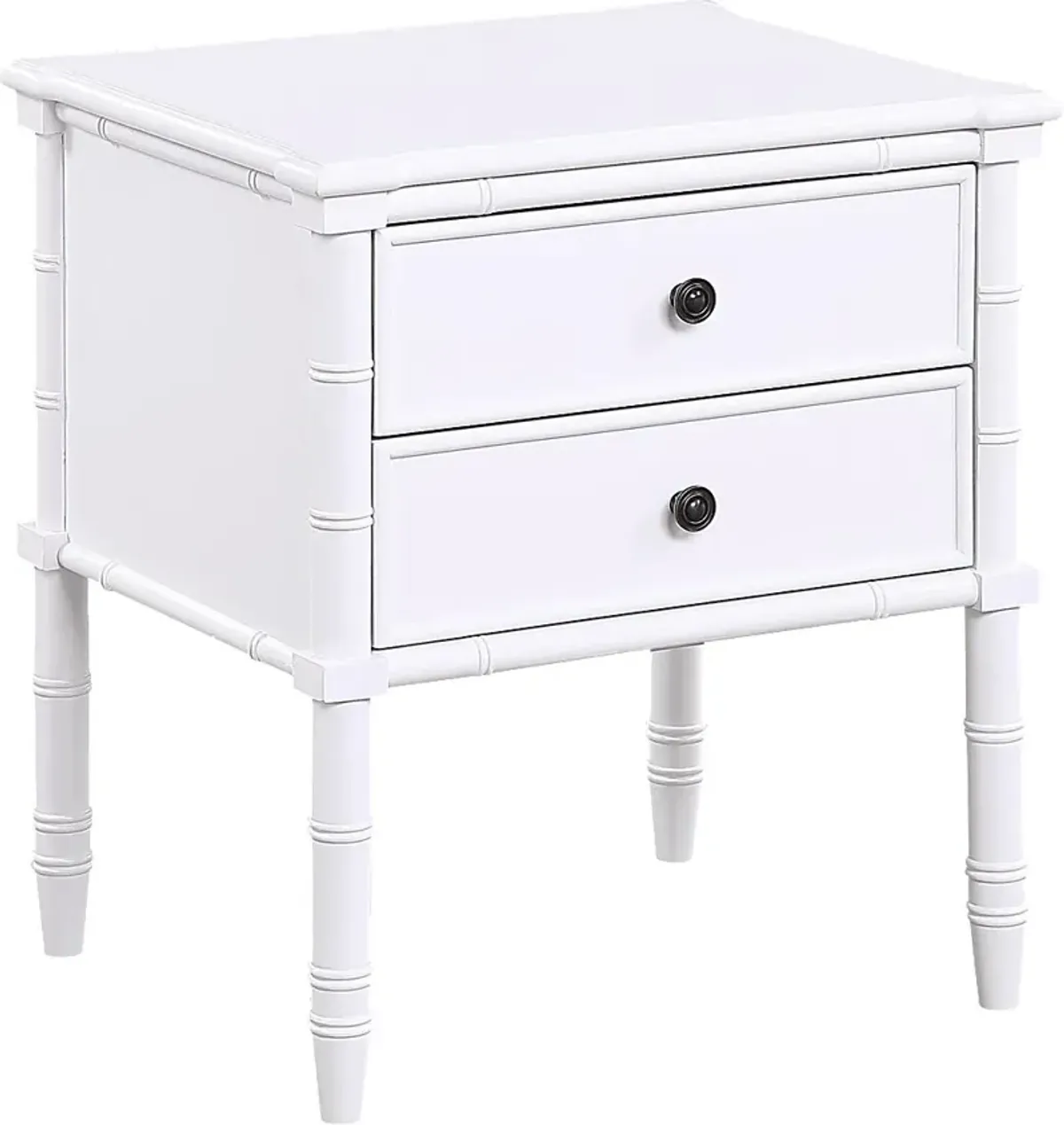 Glennford White End Table