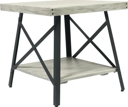 Acoma Light Gray End Table