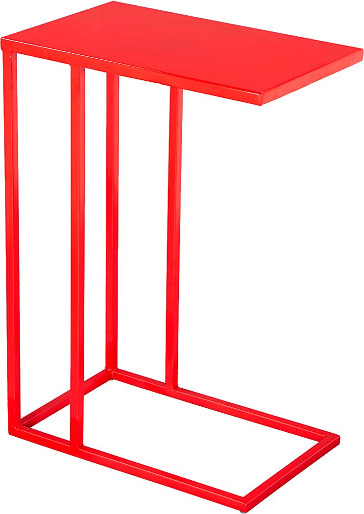 Dearmoun Red End Table