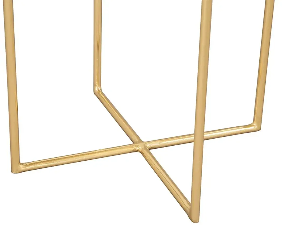 Durenda Gold End Table