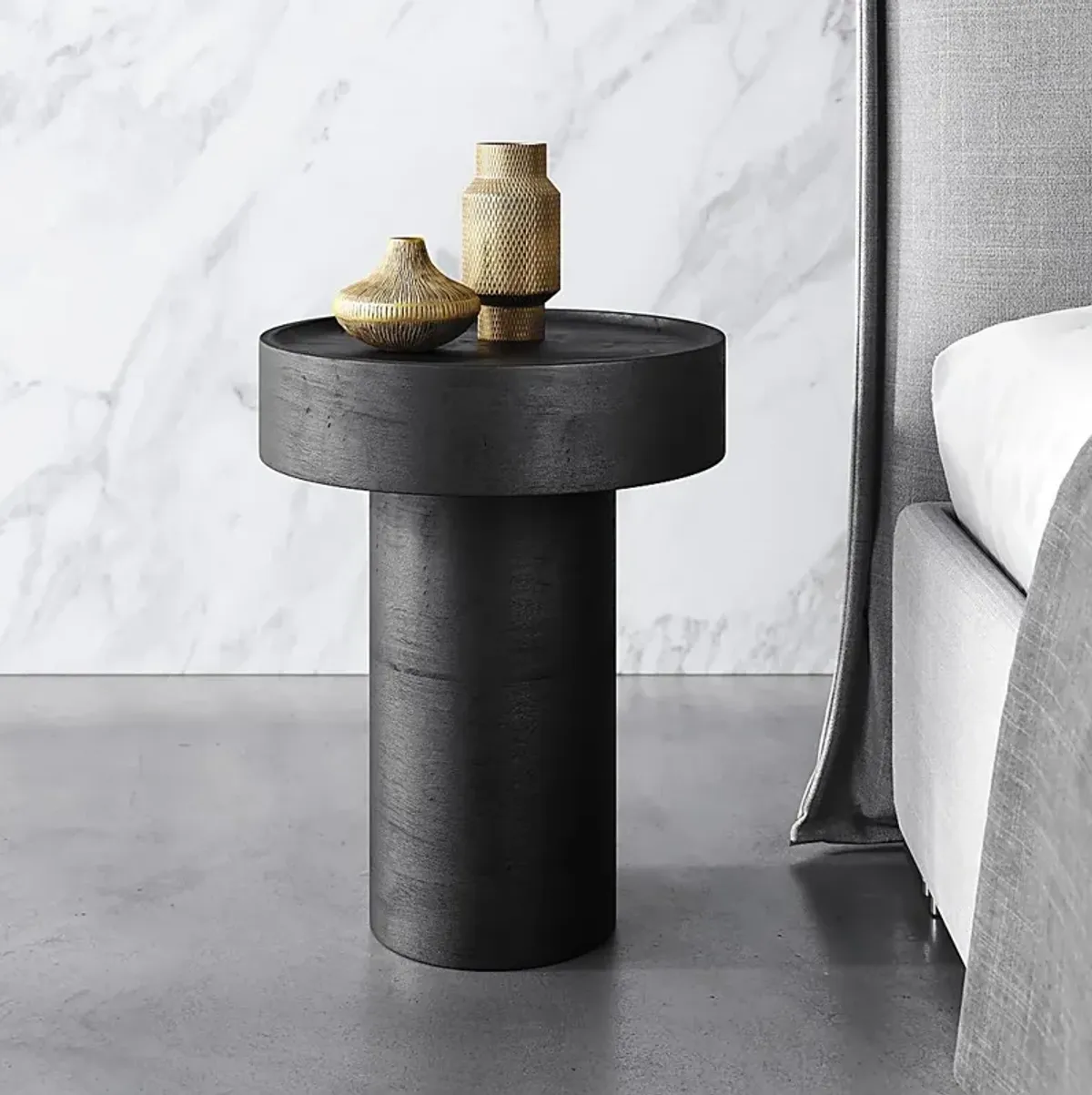 Lasala Black End Table