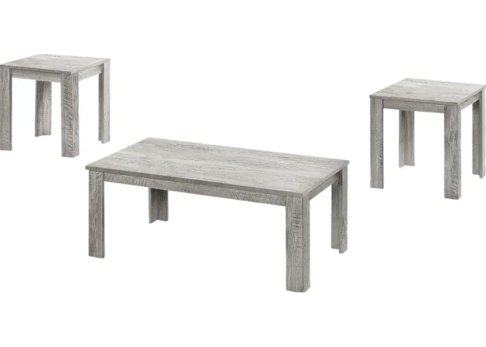 Picacho Gray 3pc Table Set