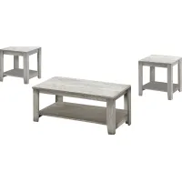 Torlage Gray 3pc Table Set