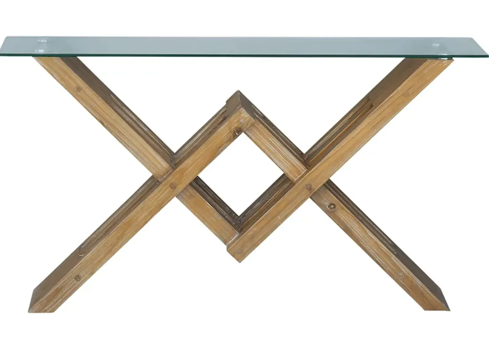 Lenere Brown Sofa Table