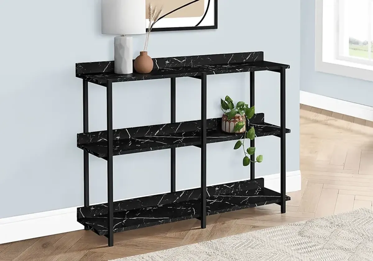 Zinke Black Console Table