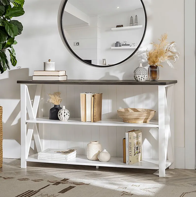 Wildacre White Sofa Table