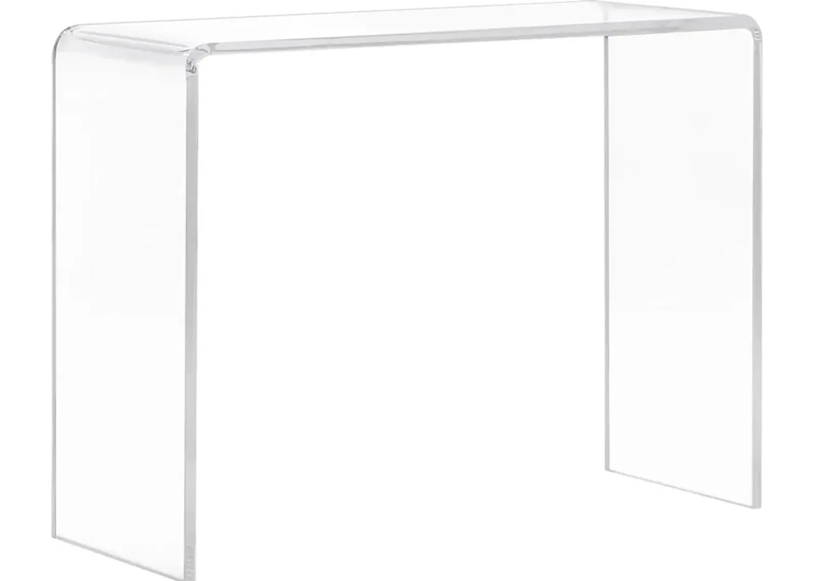 Crystalview Clear Sofa Table