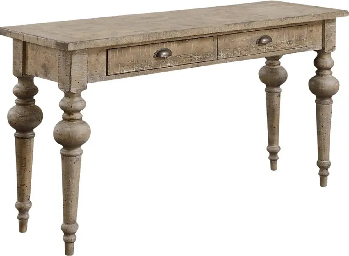 Naniloa Taupe Sofa Table