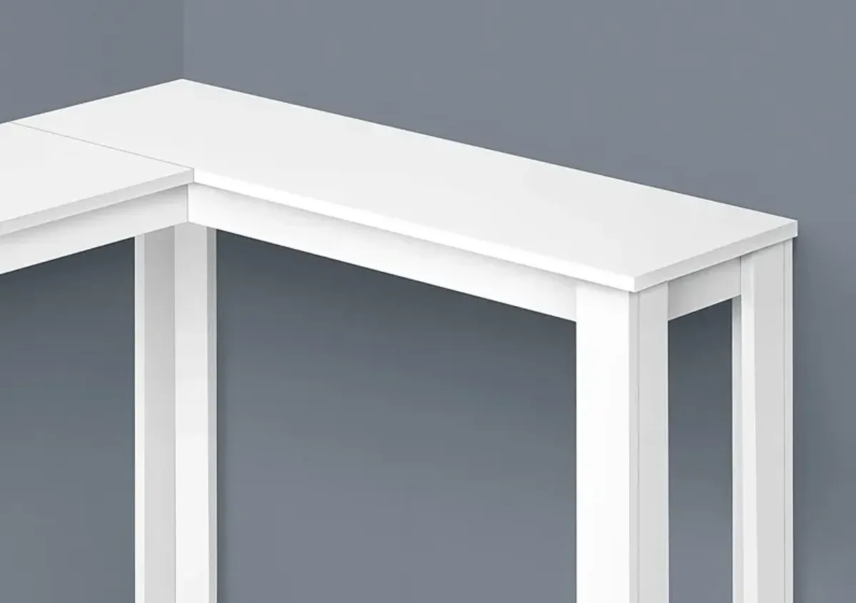 Mapledale White Sofa Table