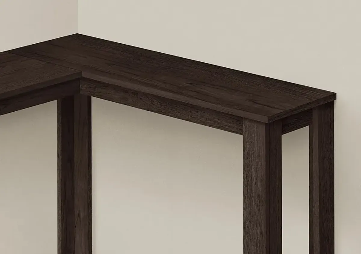 Mapledale Espresso Sofa Table