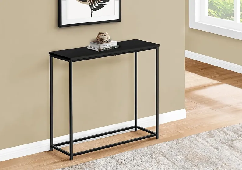 Mornay Black Sofa Table