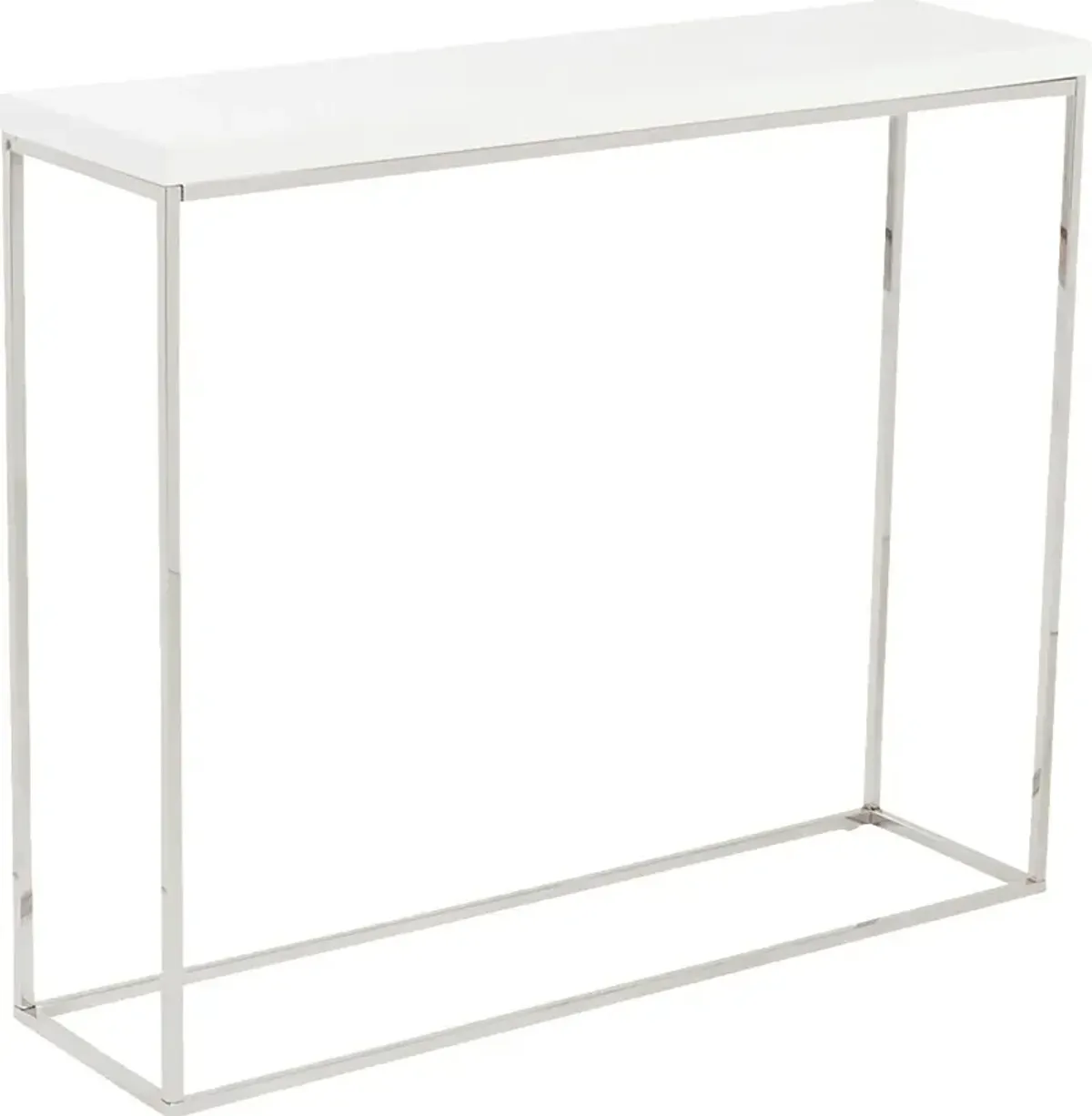 Clower White Sofa Table