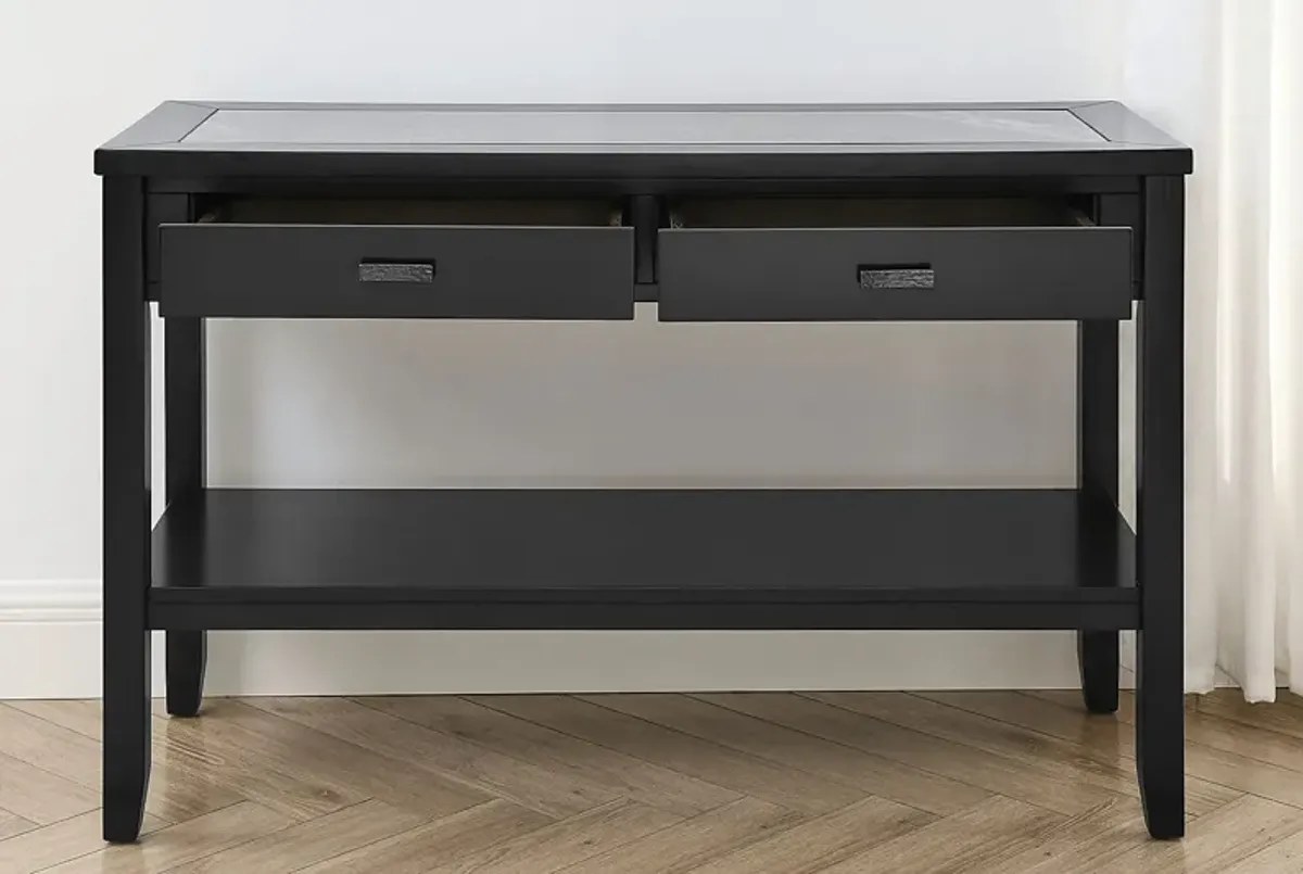 Ellendell Black Sofa Table