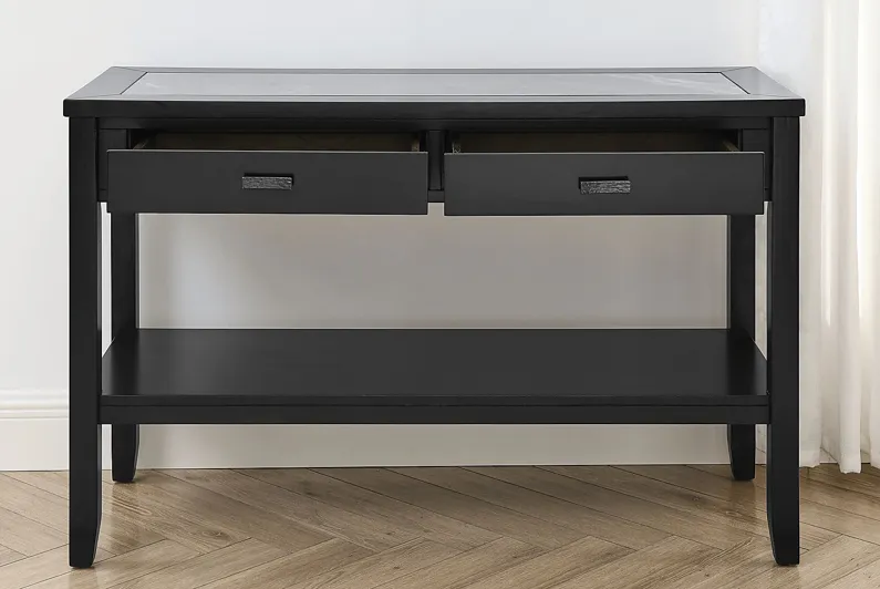 Ellendell Black Sofa Table