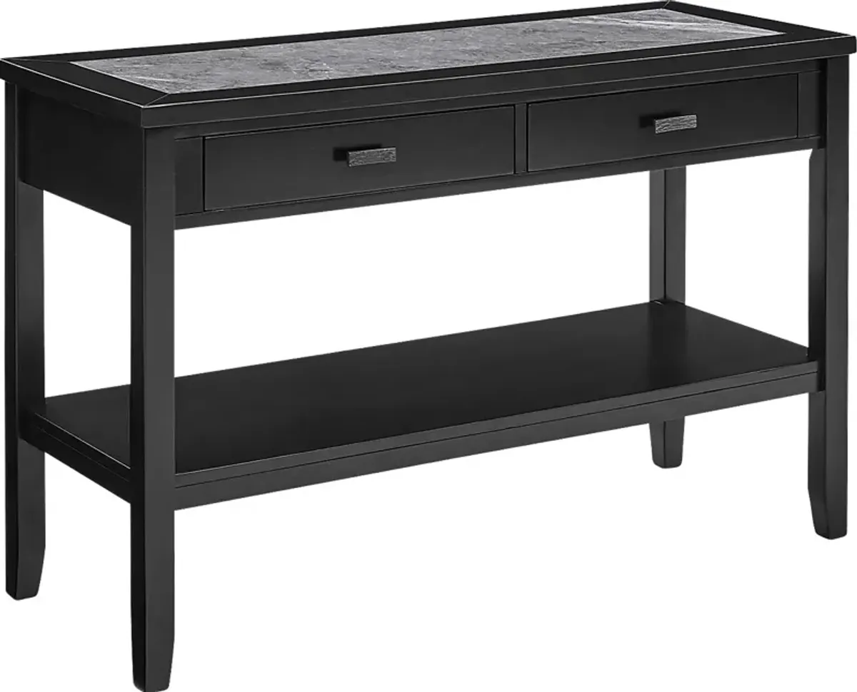 Ellendell Black Sofa Table