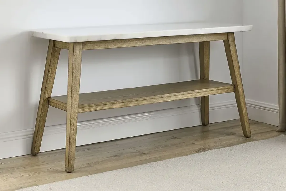 Ellzey Brown Sofa Table