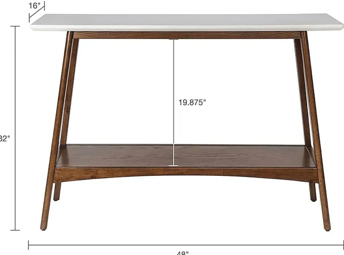 Westella Pecan Sofa Table