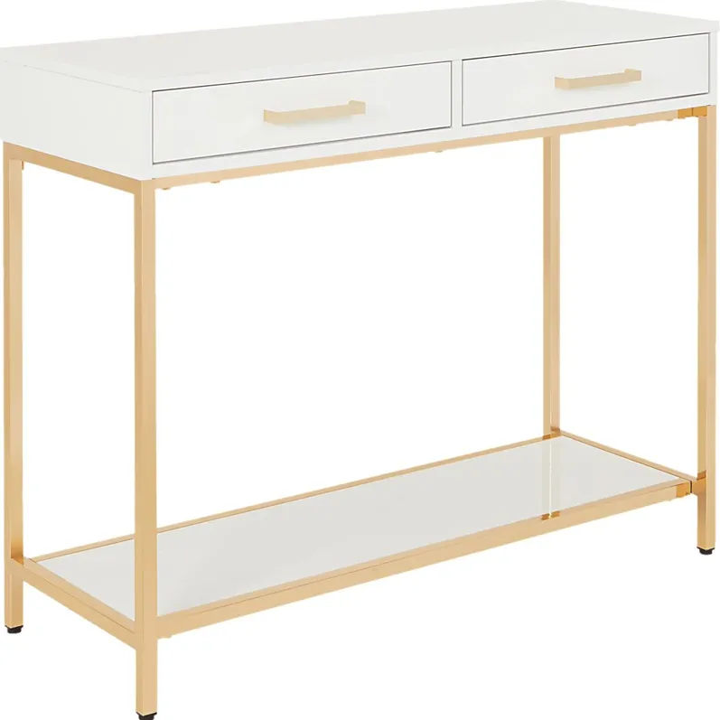 Altrissa White Console Table