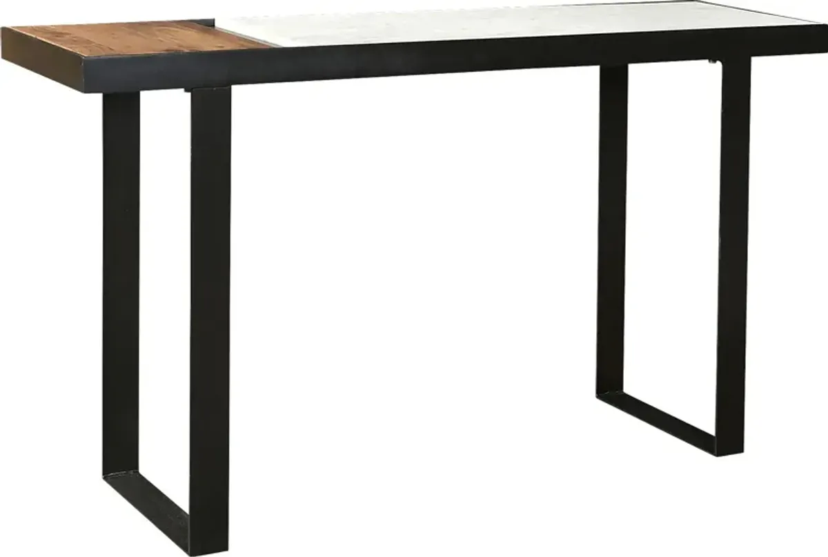 Moline Black Console Table