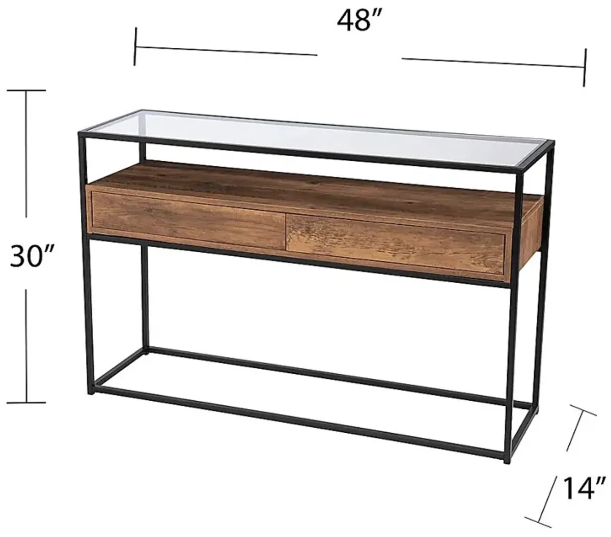 Westerkirk Natural Sofa Table