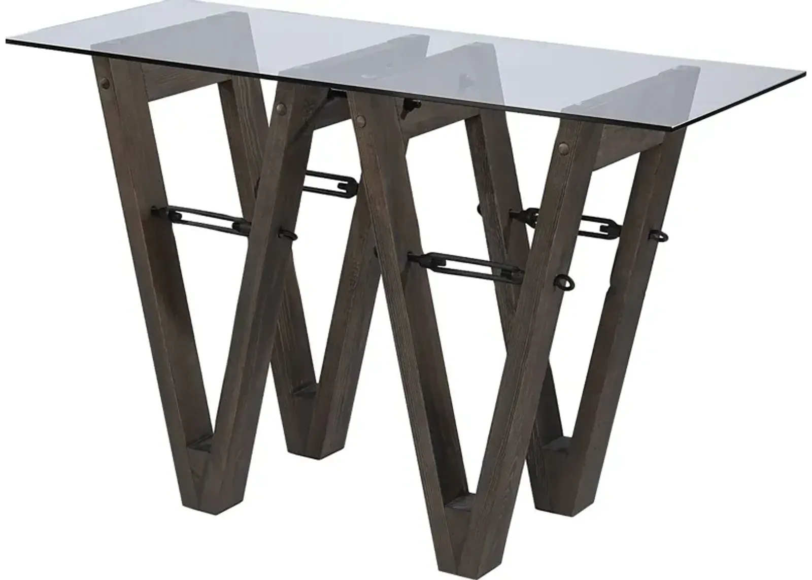 Wyckfield Brown Console Table