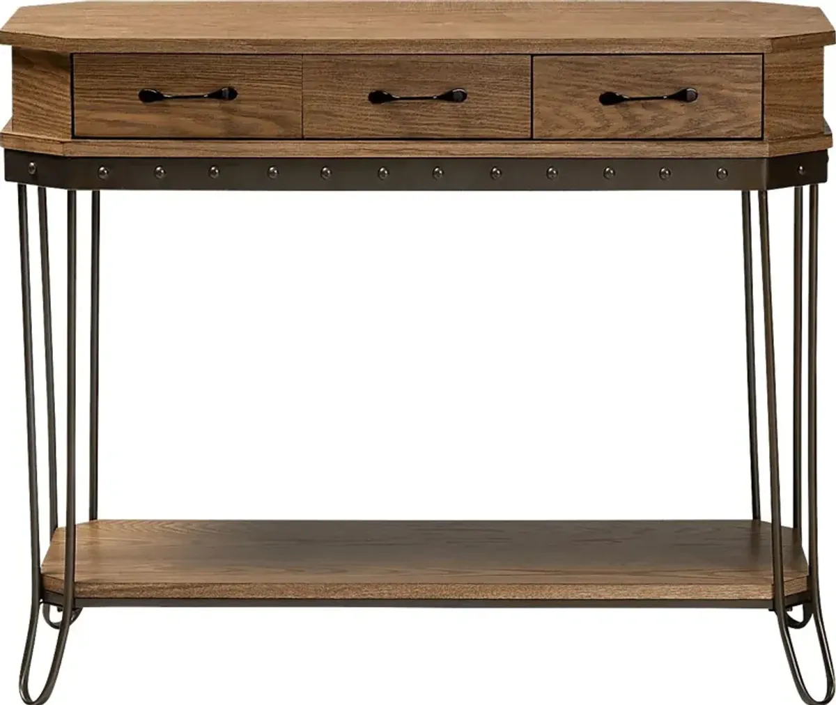 Legendwood Brown Console Table