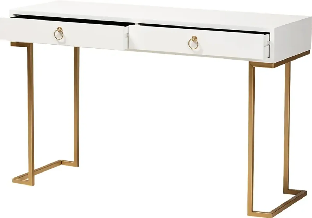 Jenniches White Sofa Table