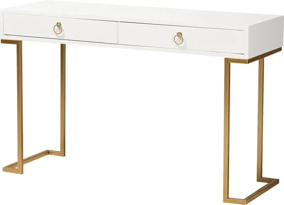 Jenniches White Sofa Table