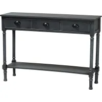 Brookpark Gray Console Table