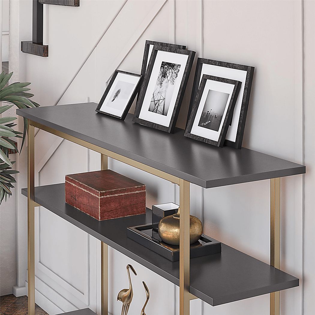 Carom Gray Console Table
