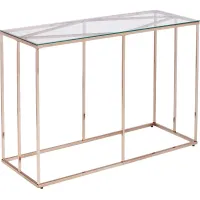 Elmway Clear Console Table